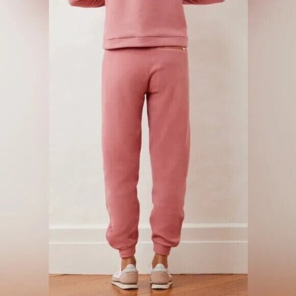 Dudley Stephens NWT Squall Sweatpant in Vello Fleece in Dusty Rose Pink Small - Picture 3 of 10